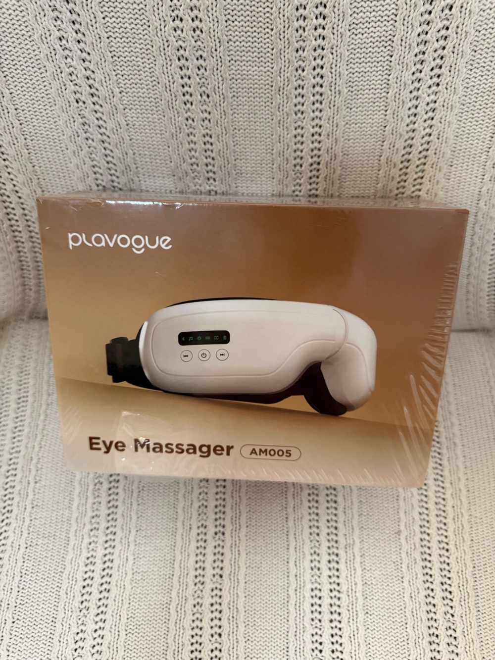Plavogue Eye Massager AM005 in White and Brown